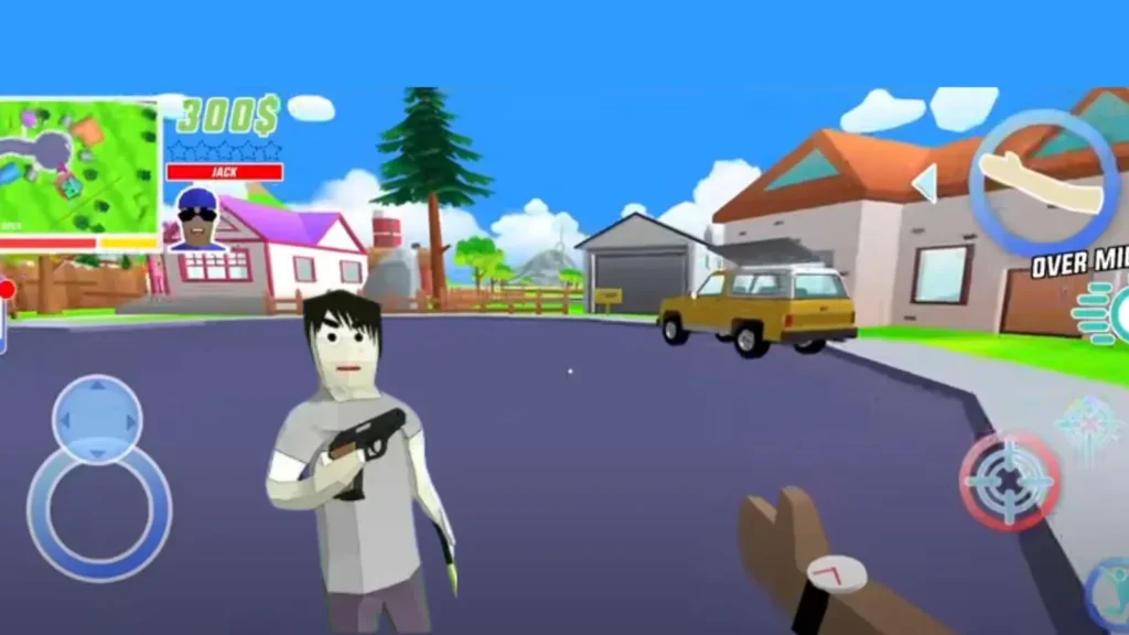 Dude-Theft-Wars-Character-Holding-Gun-Street-View